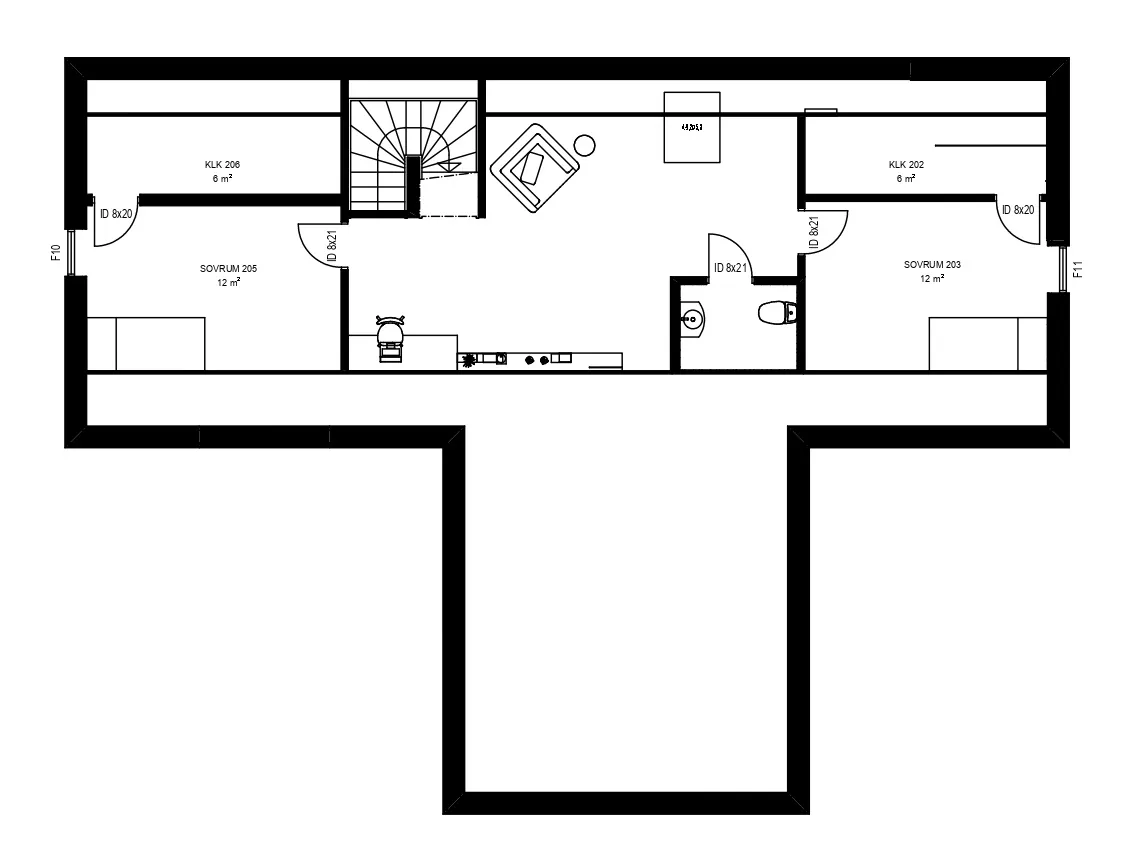 Planritning Villa Eldhärd — Plan 2